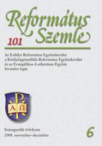 Református Szemle 101.6