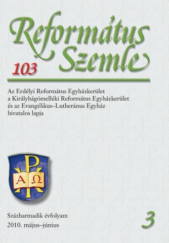 Református Szemle 103.3