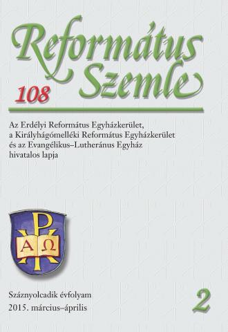 Református Szemle 108.2 (2015)