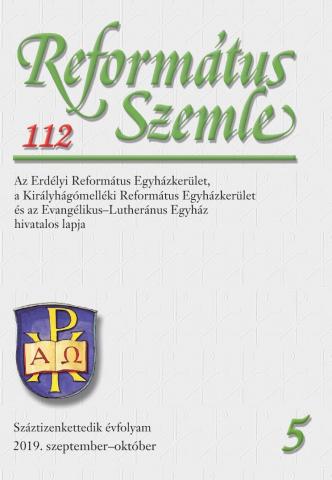 Református Szemle 112.5 (2019)