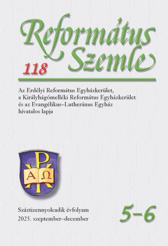 Református Szemle 118.5-6 (2025)