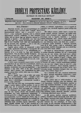 Erdélyi Protestáns Közlöny 1.1