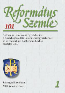 Református Szemle 101.1