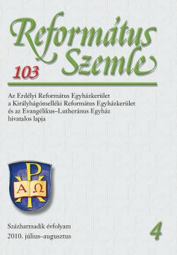 Református Szemle 103.4