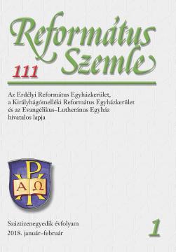 Református Szemle 111.1
