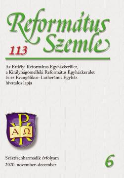 Református Szemle 113.6 (2020)