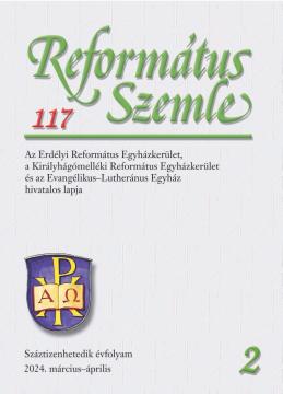 Református Szemle 117.2 (2024)