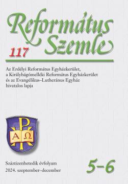 Református Szemle 117.5 (2024)