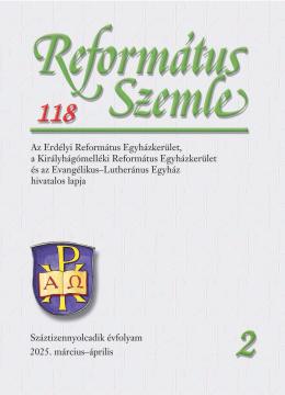 Református Szemle 118.2 (2025)