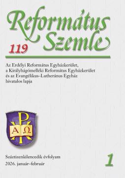 Református Szemle 119.1 (2026)