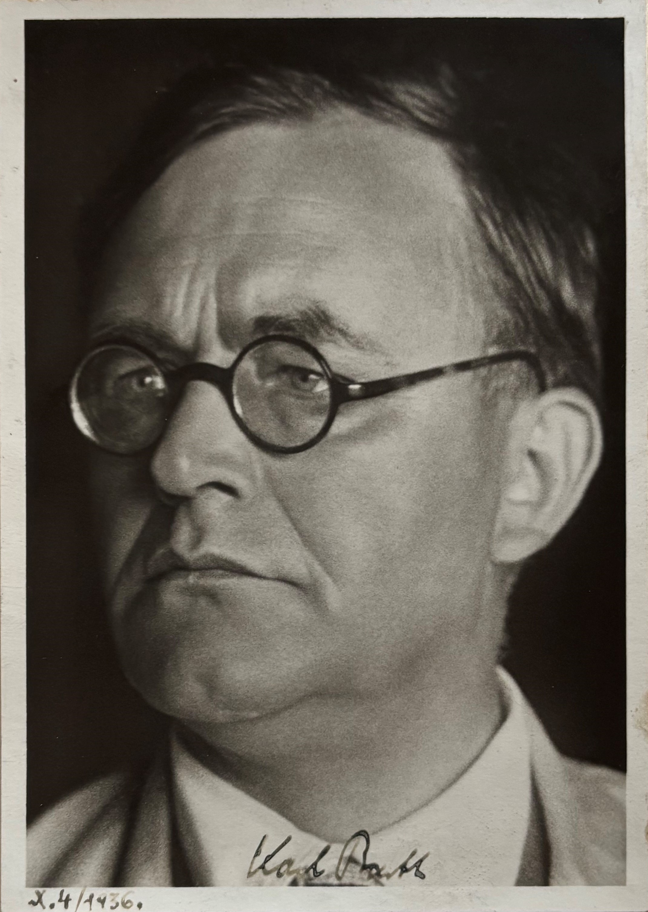 Karl Barth portré