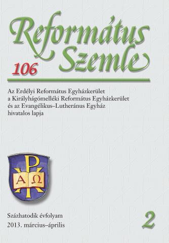 Református Szemle 106.2