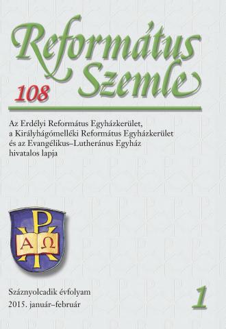 Református Szemle 108.1