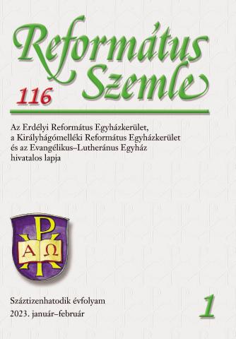 Református Szemle 116.1 (2023)