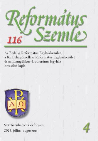 Református Szemle 116.4 (2023)