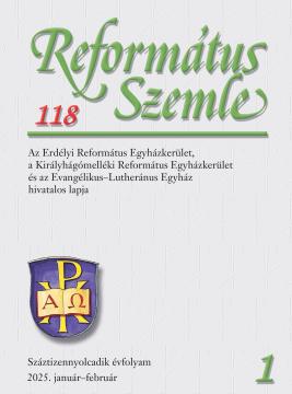 Református Szemle 118.1 (2025)